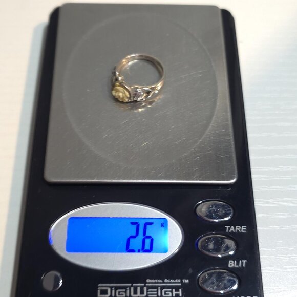 Size 6.25 Sterling Silver Carved Rose Nature Ring A986 - Picture 7 of 7